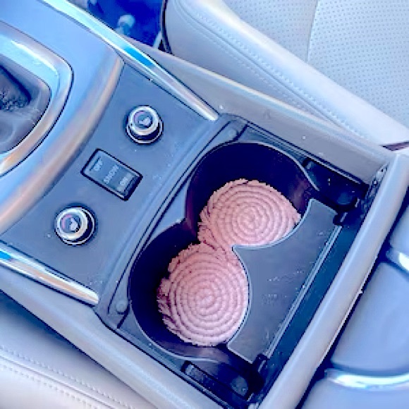 NEW: [2pc Set] Soul Embellishment’s Hand Woven Macrame Car Decor Coasters - Picture 3 of 17